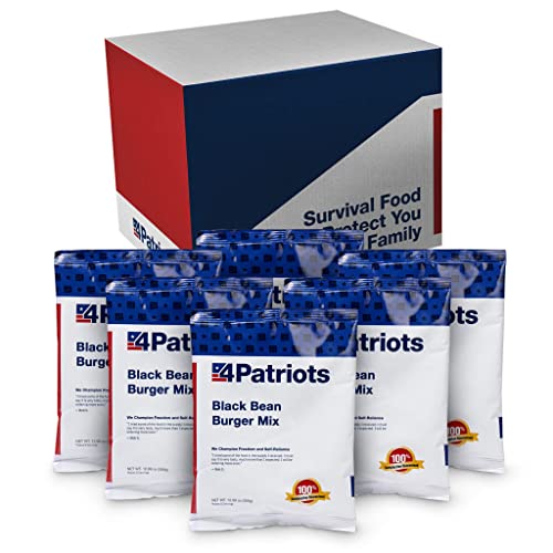 4Patriots Black Bean Burger Mix Kit